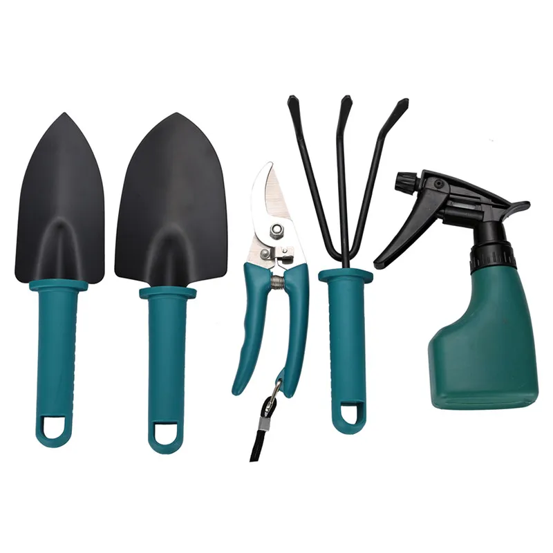 

5pcs Garden Tools Combination Suit Set Of Gardening Tools Group Metal Toolbox Garden Toolbox Hardware