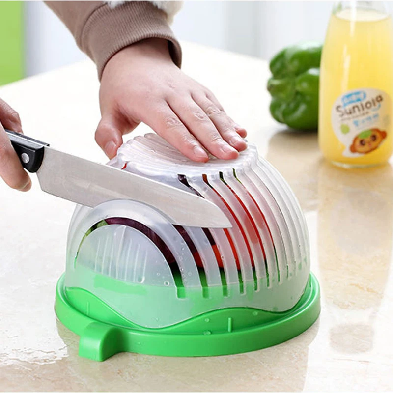 60 Second font b Salad b font Maker Bowl Fruit Vegetable Tools Easy font b Salad