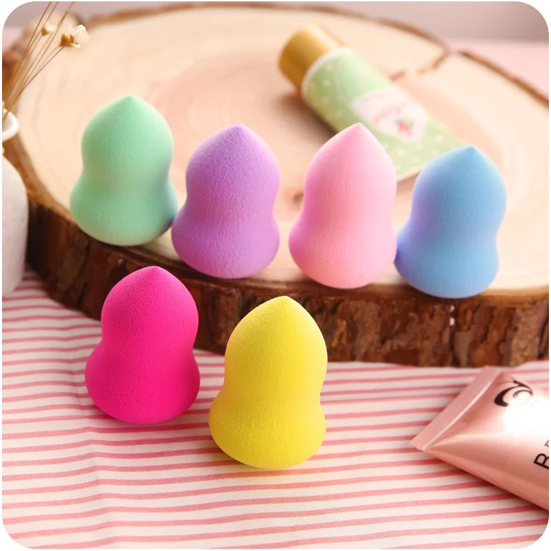 

Gourd sponge powder puff water drop cotton beauty makeup egg wash face dry and wet BB cream foundation tool with iron box