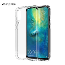 Мягкий силиконовый чехол с подушкой безопасности для huawei P30 mate 20 P20 Pro Lite Nova 3e 3i 4 Y6 Y7 Prime 2018 P Smart 2019 прозрачный чехол-бампер из ТПУ(China)