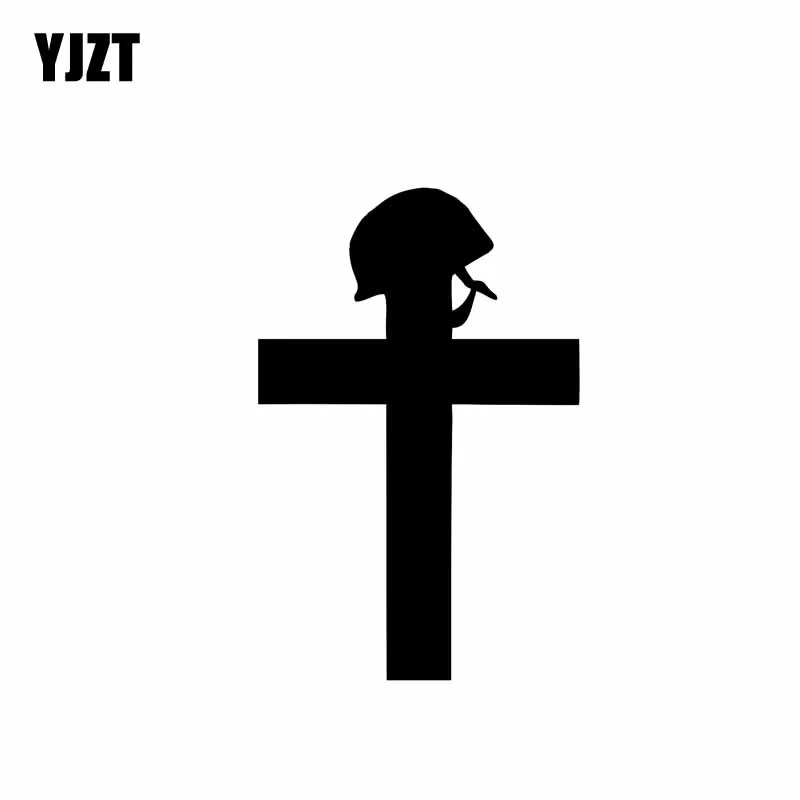 YJZT 12 7 см * 9 6 крест Иисуса Виниловая пленка для оклеивания автомобилей мотоциклов