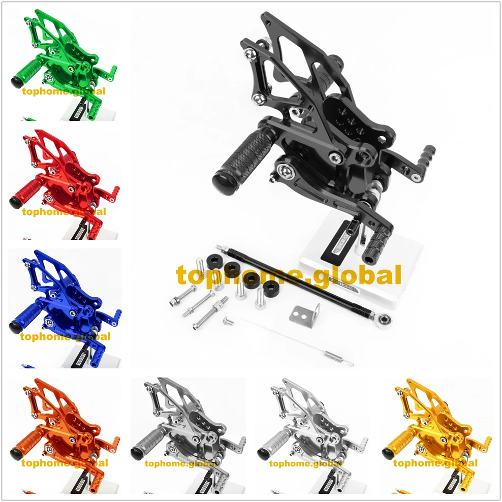 CNC Rearsets Foot Pegs For Kawasaki Ninja 300 2013 2014 2015 Footpeg Rear Brake Shift Set