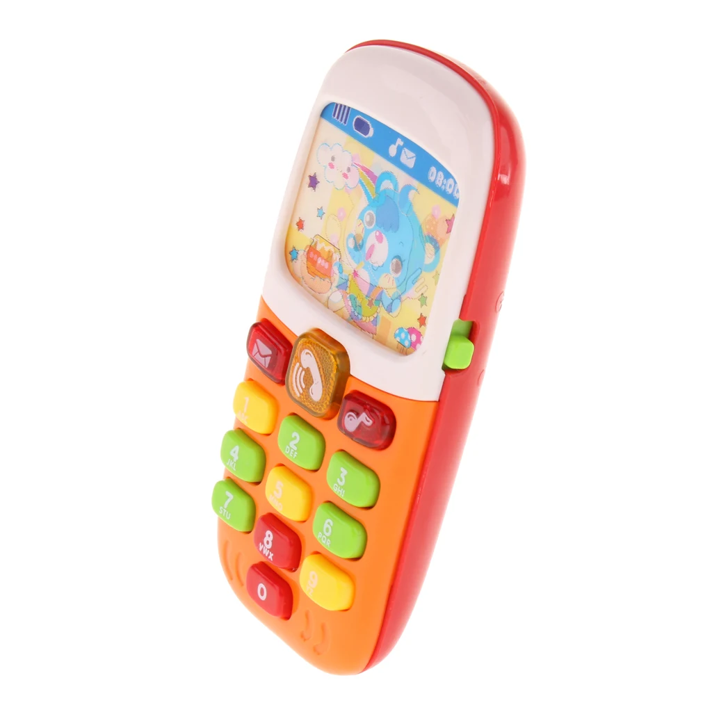 Baby Learning Musical Cellphone Mobile Phone Educational Toy With Lights Sound Learning Education Mobile Phone Musical Playing