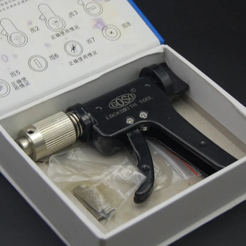 

High Quality GOSO quick gun turning Tools for Locksmith tools[one set]