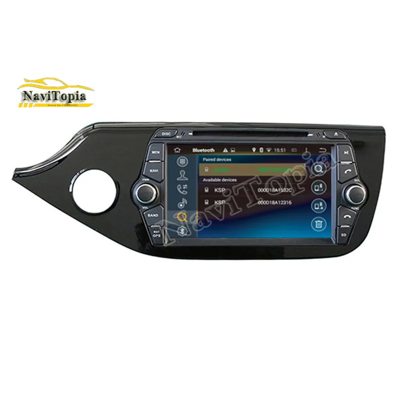 Best Octa Core 4G RAM 64G ROM Android 9.0 Car DVD Multimedia Player Auto GPS Navigation for Kia CEED 2012- 4