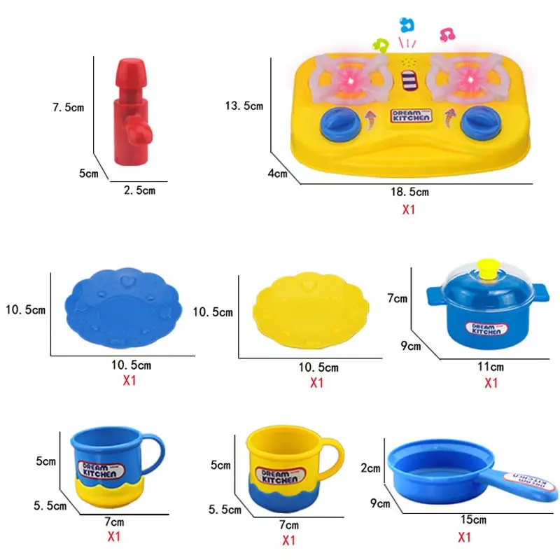 

1 Set Kids Role Play Toy Simulation Kitchenware Fruits Vegetables Water Outlet Faucet YJS Dropship