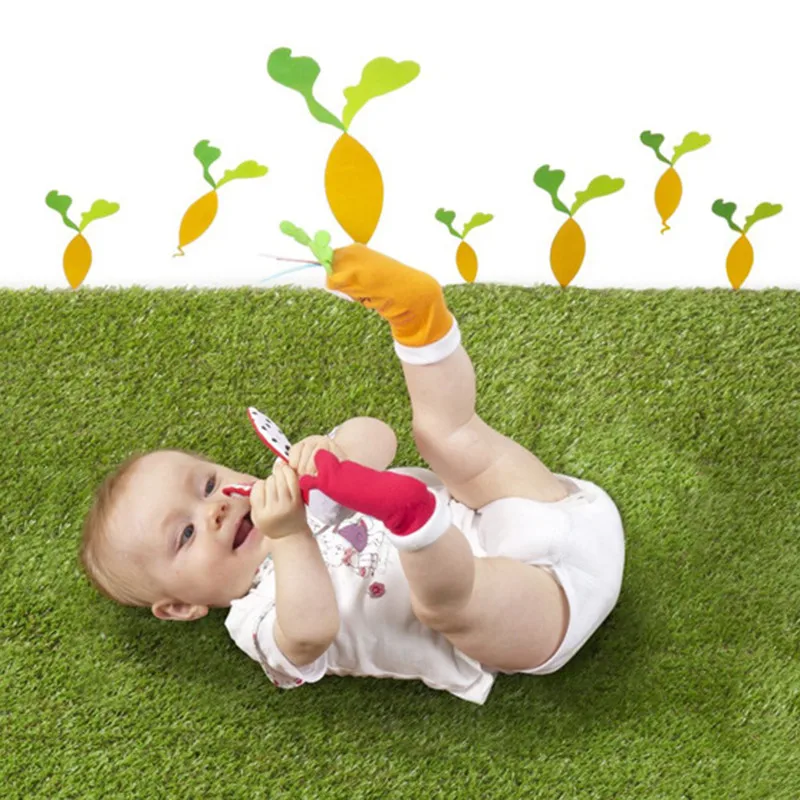 Мультяшные Игрушки для малышей 0-12 месяцев, мягкие детские погремушки-животные, детские плюшевые носки для новорожденных, детские игрушки, детские носки
