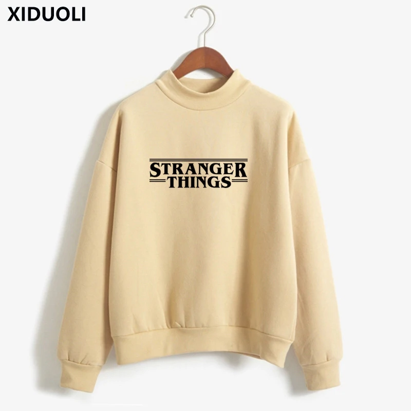 Hoodies Stranger Things Women Hoodie Fleece Harajuku Sweatshirts Autumn Winter Hip Hop Letters Print Hoodies Sweatshirt