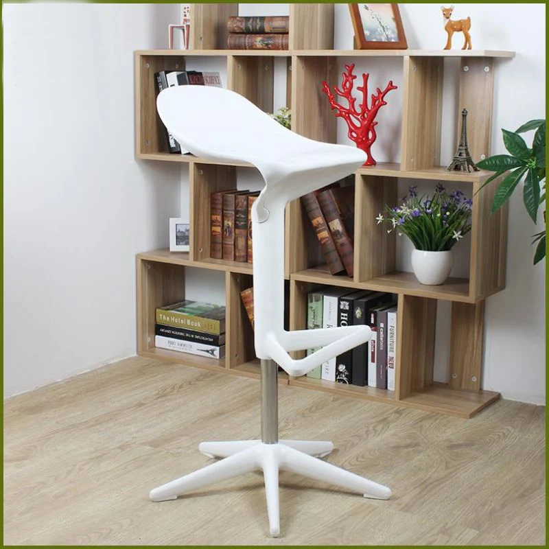 

Popular Modern Design beautiful nice Bar Stool Plastic Height adjustable Bar Chair Furniture Counter Stool Minimalist Bar Chair