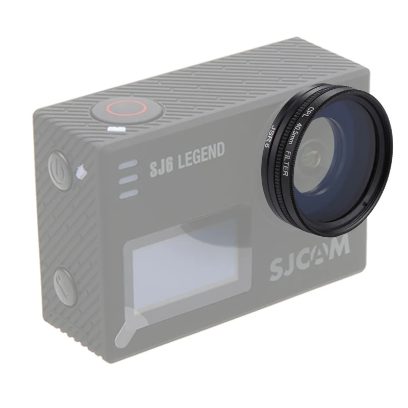 JSR-2056 4 in 1 40.5mm UV + CPL Lens Filter Kits with Ring Adapter Cover for SJCAM SJ6 | Электроника