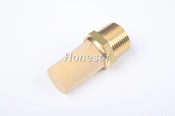 

Brass Pneumatic Muffler Filter 1" Male NPT Noise Reduce Air Solenoid Valve Silencer Connector