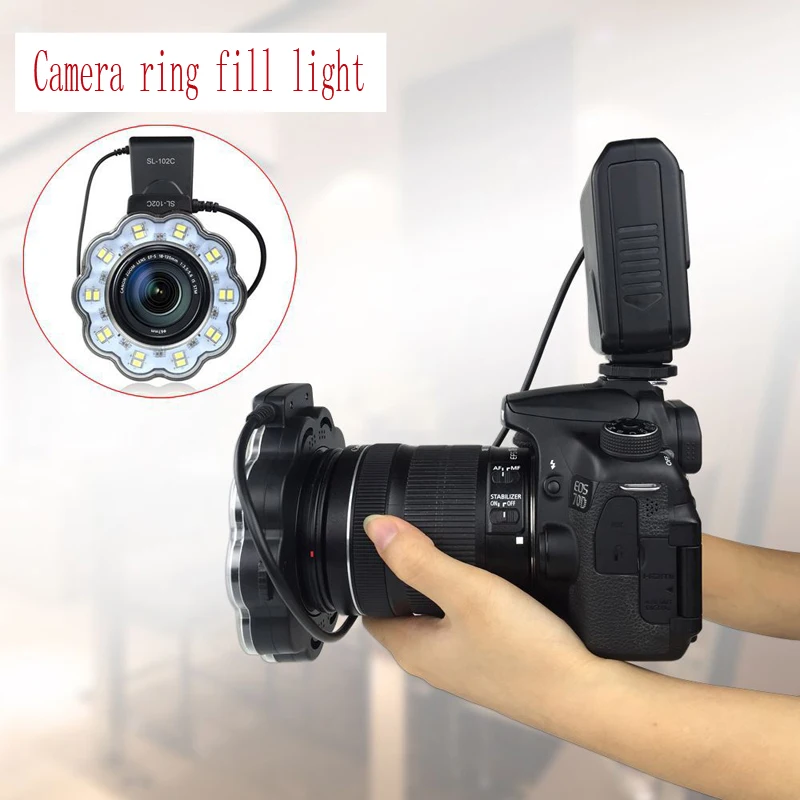 

Camera LED fill light ring flash led photography light SLR camera universal led professional macro flash