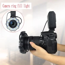 Camera LED fill light ring flash led photography light SLR camera universal led professional macro flash godox gemini gt400 professional slr studio flash professional