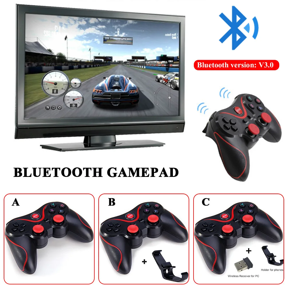 T3 Bluetooth беспроводной геймпад S600 STB S3VR игровой контроллер Джойстик для Android мобильных телефонов ПК для большой игры