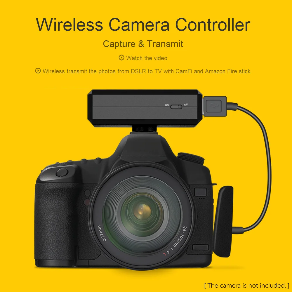 DHL Free CamFi CF101 Wireless Wifi Remote Camera Controller Capture & Transmit Wirelessly Tablets for Canon for iPhone for PC TV
