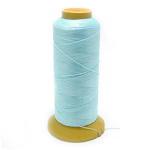 0,3 мм 0,5 мм 0,7 мм 0,9 мм 1 рулон полиэфирных нитей для изготовления бусин нитки для шитья ювелирных аксессуаров фурнитура - Цвет: Lake Blue