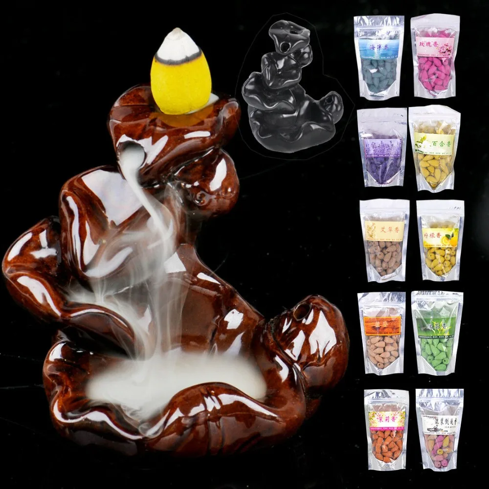 Porcelain-Ceramic-Backflow-Incense-Burner-Holder-Smoke-Bullet