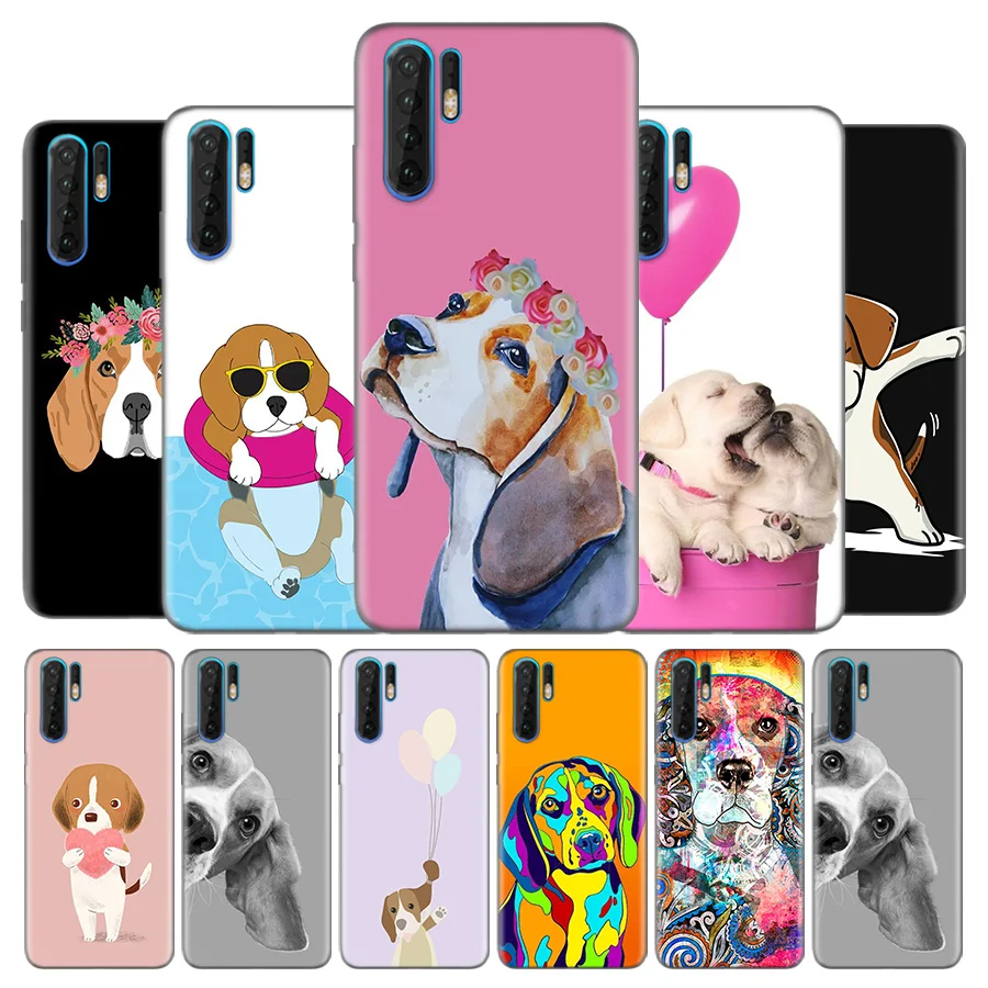 

Silicone Phone Case for Huawei Mate 20 10 P30 P20 P10 P9 Nove 5 5i Pro Lite P Smart Z Plus 2019 TPU Cover Couqe Shell Beagle Dog