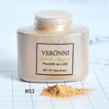 VERONNI банан свободный порошок 42 г роскошный минеральный порошок матовый тональный порошок консилер Косметика для макияжа