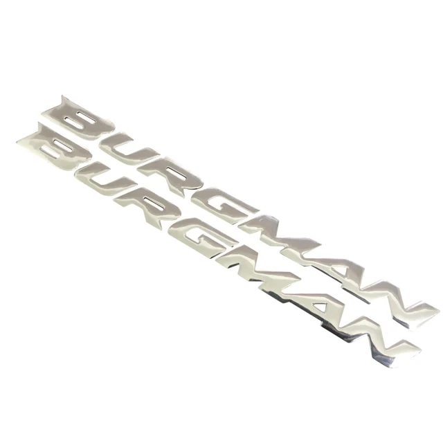 US $6.76 Yecnecty 1 Set 3D Chrome Motorcycle Emblem Badge Decals Scooter Reflective Stickers For Suzuki Burg