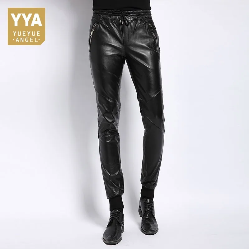 Mannelijke Broek Echt Leer 2020 Herfst Koreaanse Nieuwe Fashion Casual Classic Business Mens Straight High Street Volledige Lengte Broek Man Mannelijke Broek Echt Leer 2020 Herfst Koreaanse Nieuwe Fashion Casual Classic Business Mens Straight High Street Volledige Lengte Broek Man