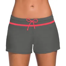 Счастливый праздник Наслаждайтесь плавать ming женский купальный костюм шорты Танкини, купальники женские трусы большого размера низ boardкороткие Плавки бикини# D1