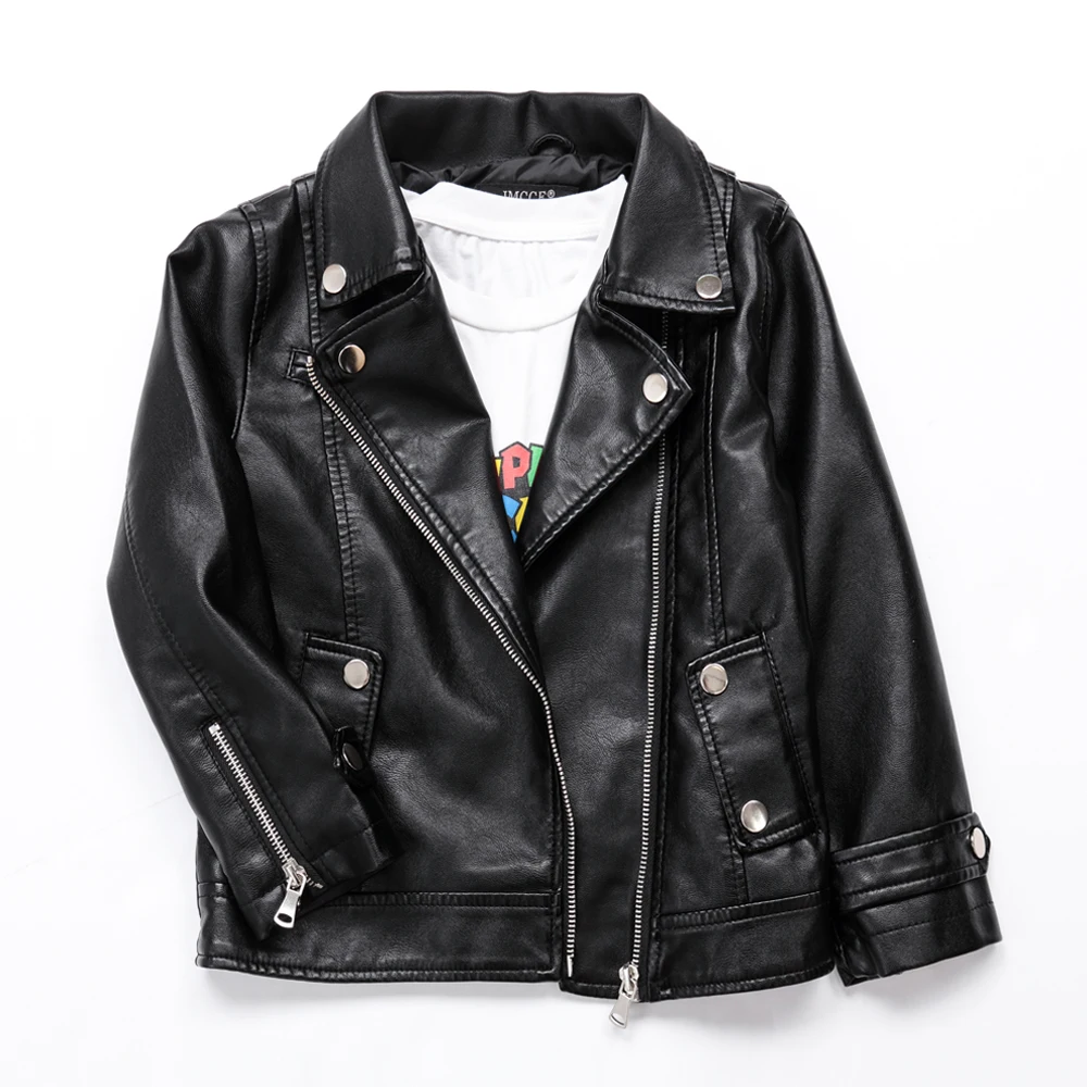Buy New Kids PU Leather Jacket Boys Coats Autumn
