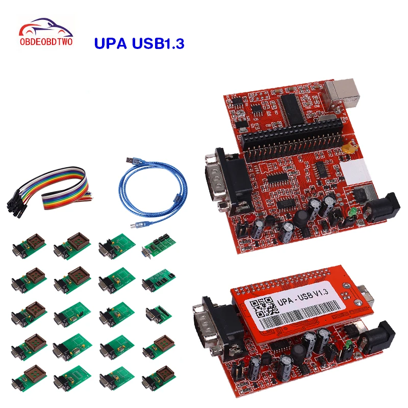 FULL SET UPA USB Serial ECU Programmer UPA USB 1.3 V1.3 Eeprom Univeral ...