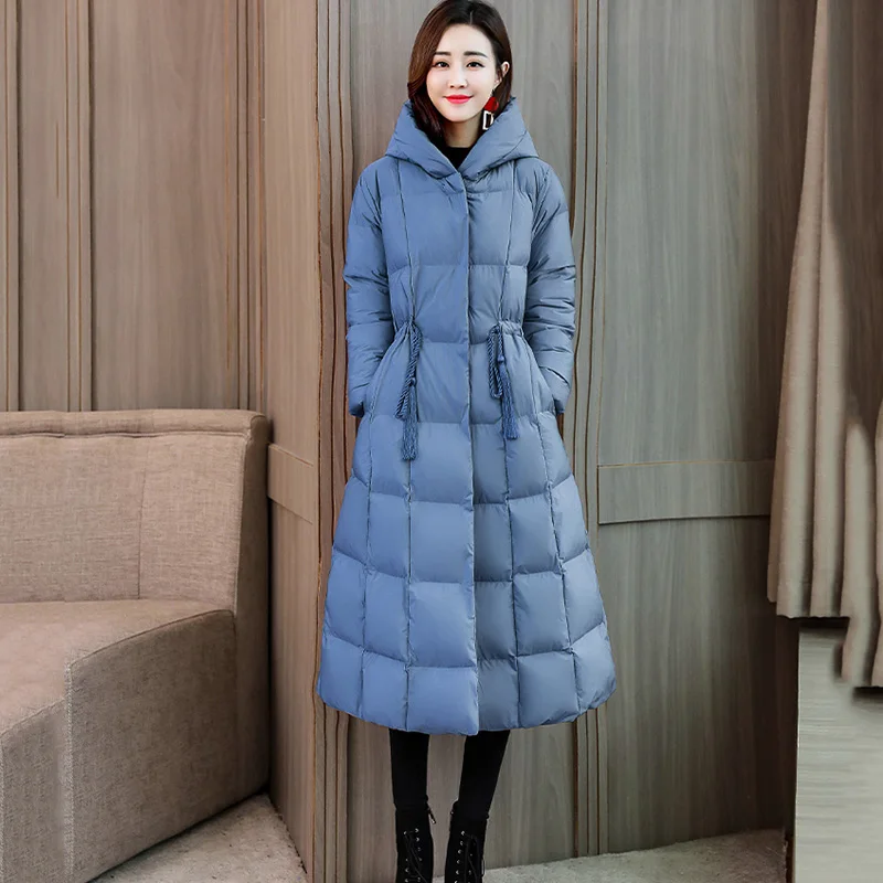 Winter New Collection Bio Fluff Hooded Women's Winter Coat Parka European Style Warm Stylish Women's Winter Jacket