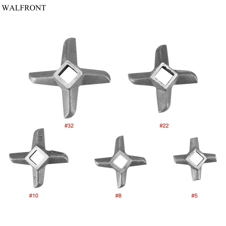 Cross shaped Mincer Blade SS304 Meat Grinder Blade Kitchen Food Meat Grinder Blade Mincers