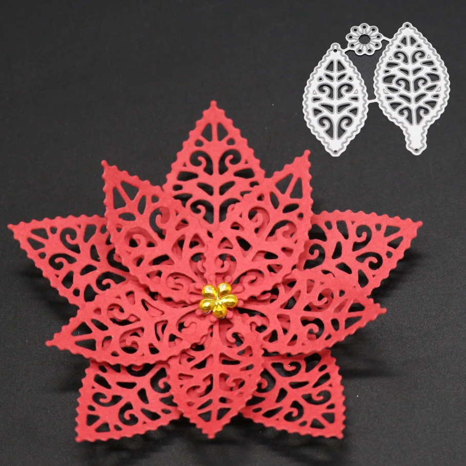 

Estel Leaf diy flower Metal cutting dies embossing stencil for handmade Paper card making scrapbooking craft Die Cut