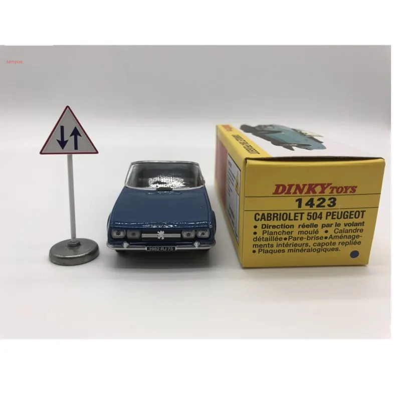 GFCC 1:43 Dinky Toys Cabriolet 504 peugeot Boutique автомобильные игрушки из сплава для детей детские
