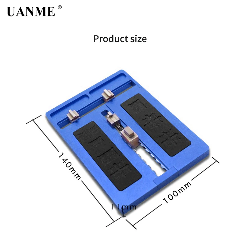 UANME Motherboard Clamps High Temperature Main Logic Board PCB BGA Fixture Holder for iPhoneA8 A9 A10 Plus Fix Repair Mold Tool