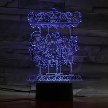

3D Visual LED night light baby room bedside lamp for children Creative bulbing licht speelgoed LEDs Light Bulbs for Home lighing