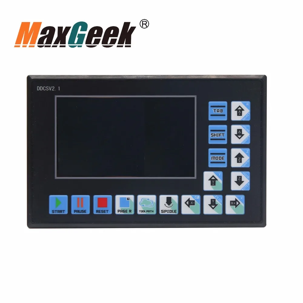 Maxgeek DDCSV2.1 4 осевой гравировальный станок с ЧПУ контроллер движения 500 кГц +