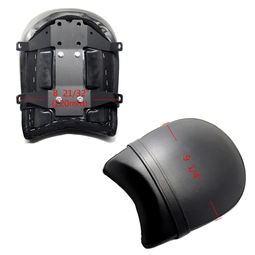 1 шт. черное заднее сиденье для пиллионов из кожи моделей Kingpi Vegas high ball|pillion pad|passenger