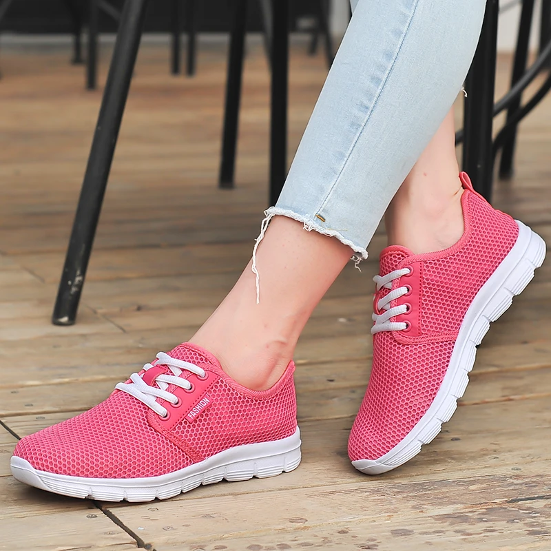 

2019 Summer Shoes Men Air Mesh Breathable Sneakers Shoes for Man Lovers Lightweight Hollow Fabric Casual Footwear Shoes Unisex