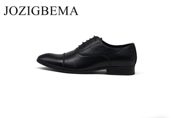 

Men Spring Autumn New Fashion Casual Leather Shoes Male Business Slip On Pointed England Style Dress Shoes Wedding Shoes
