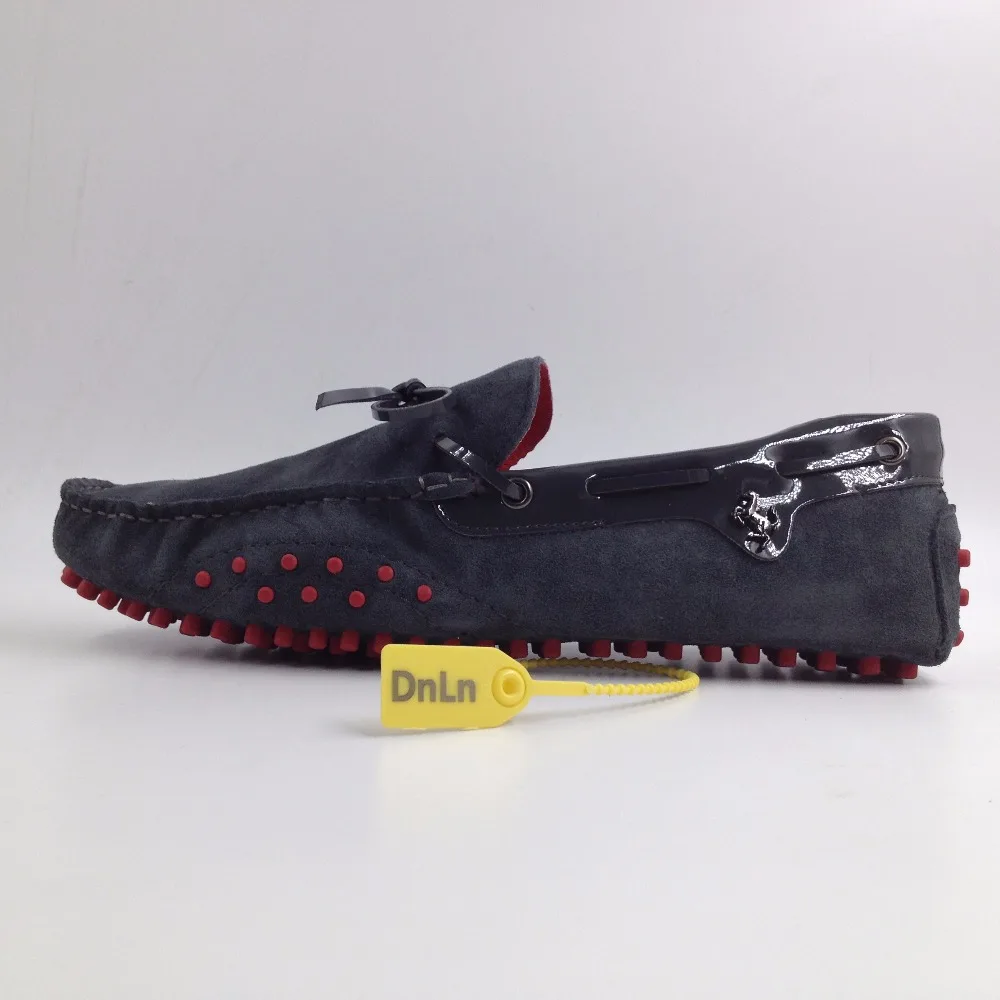

Genuine Leather Men Loafers Breathable Mens Driving Boat Shoes Slip On Mocasines Hombre 4#15/15F50