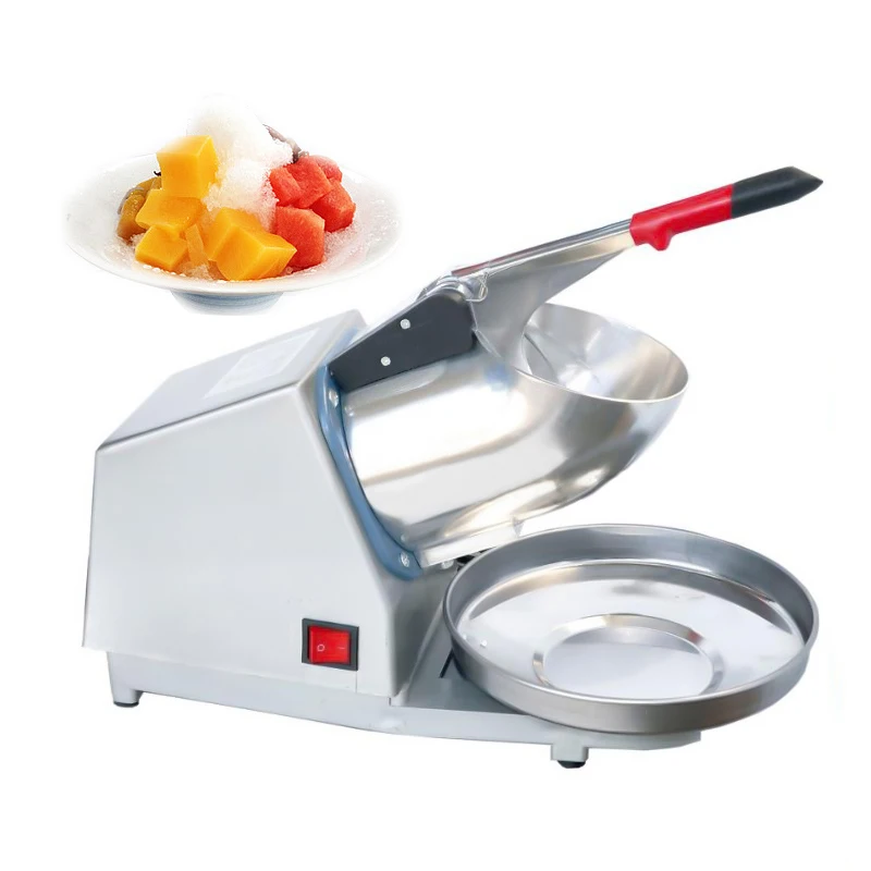

Commercial Ice Crusher 220V Ice Crushing Machine Commercial Electric Ice Chopper for Beverage Shop/Coffee Shop