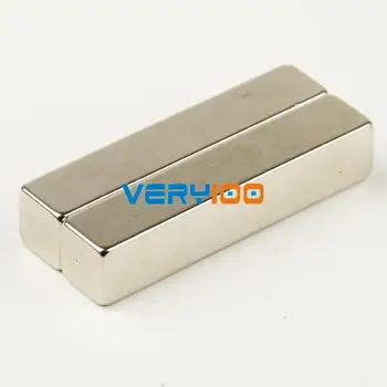 

2pcs New Super Strong Neodymium Block Magnets 50mm x 10mm x 10mm N35 Grade Rare Earth