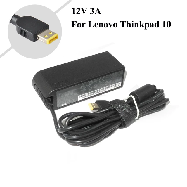 Chargeur pour ordinateur portable 36W 12V 3A, adaptateur secteur pour tablette  Lenovo ThinkPad 10 Gen 1 20C1/20C3 20E3/20E4 Helix 2nd power supply -  AliExpress