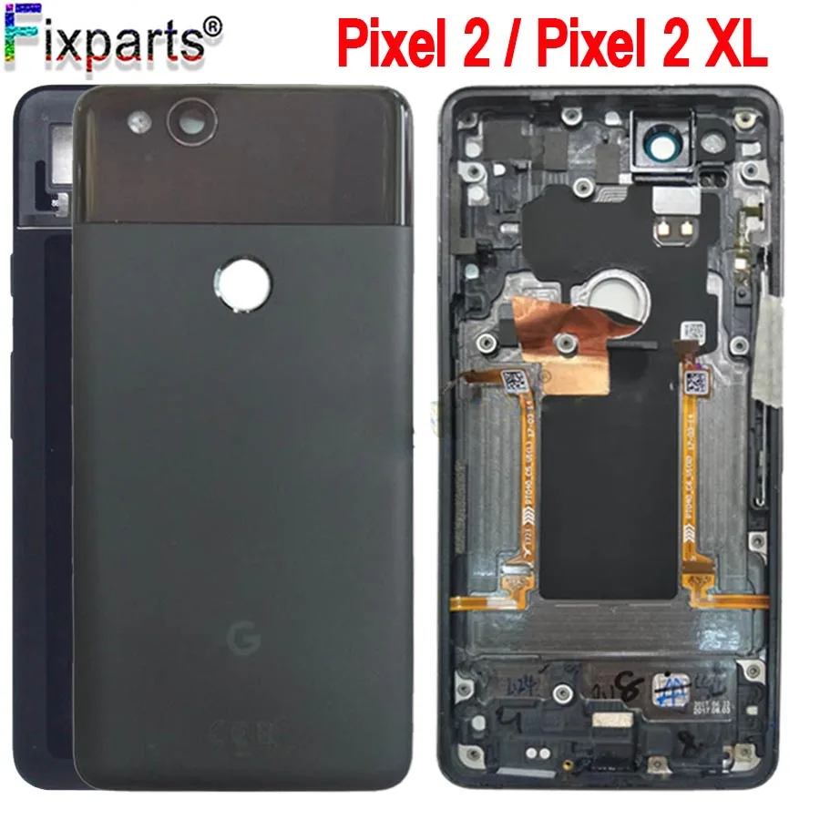 

For Google Pixel 2 XL Back Battery Cover Housing Replacement Back Cover Door Pixel 2 back Case For HTC Google Pixel 3 Back Cover