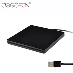 DeepFox USB 2,0 IDE 12,7 мм Внешний DVD корпус DVD CD-ROM IDE чехол для CD/DVD Оптический привод