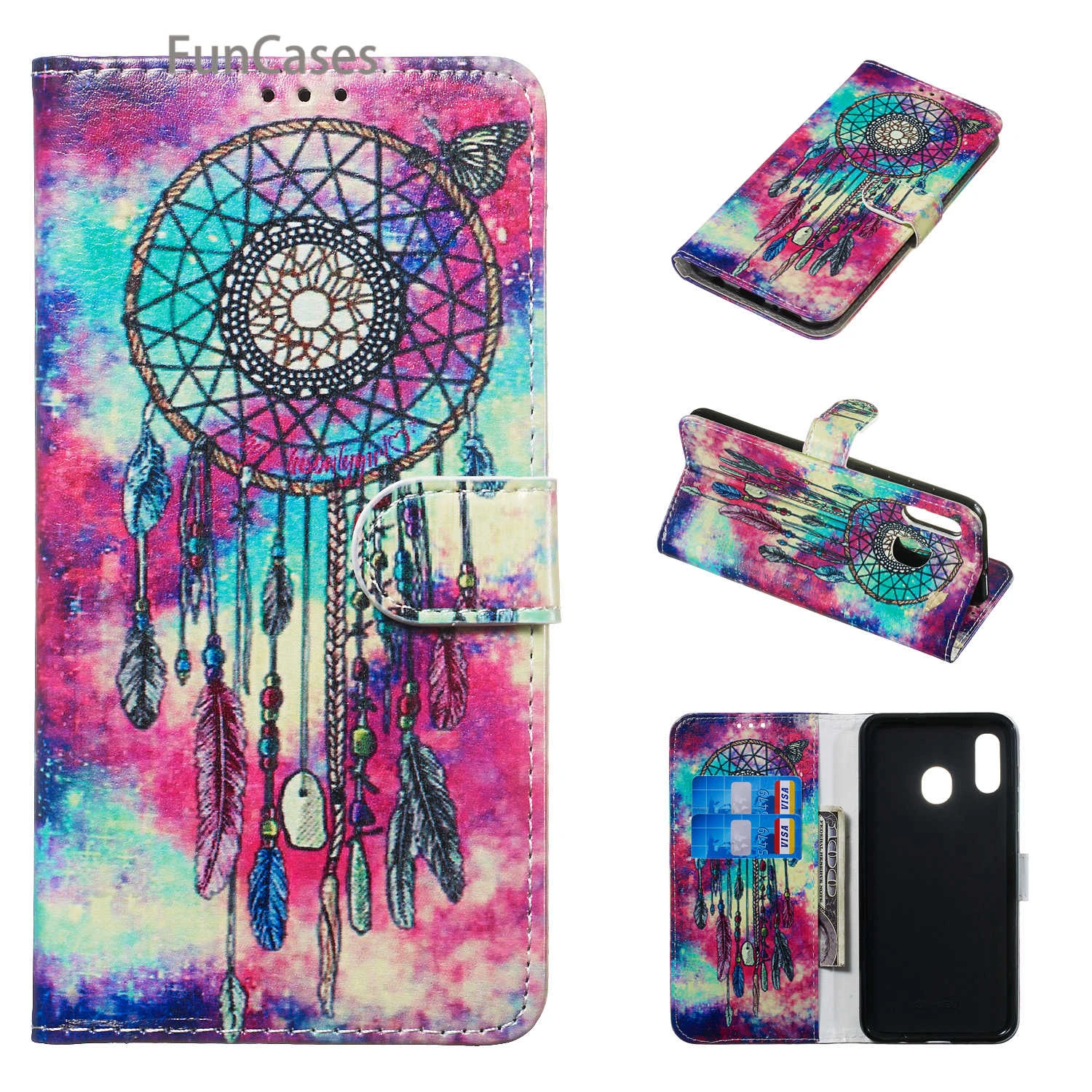 Motivatie Op risico Tien jaar Colorful Transparent Cases For Hoesje Samsung A10 Aksesuar Pu Leather Book  Case Sfor Samsung Para A20 A30 A40 A50 A60 A70 Coque - Mobile Phone Cases &  Covers - AliExpress