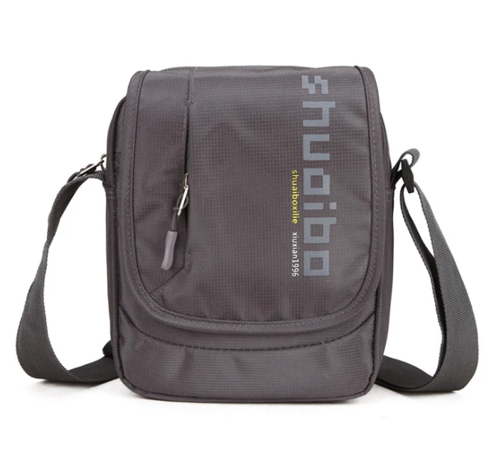 ShuaiBo, водонепроницаемый нейлоновый чехол для ноутбука, ноутбука, планшета, сумка на плечо, сумка-мессенджер, портфель, рукав для мужчин и женщин, для Ipad - Цвет: Серый