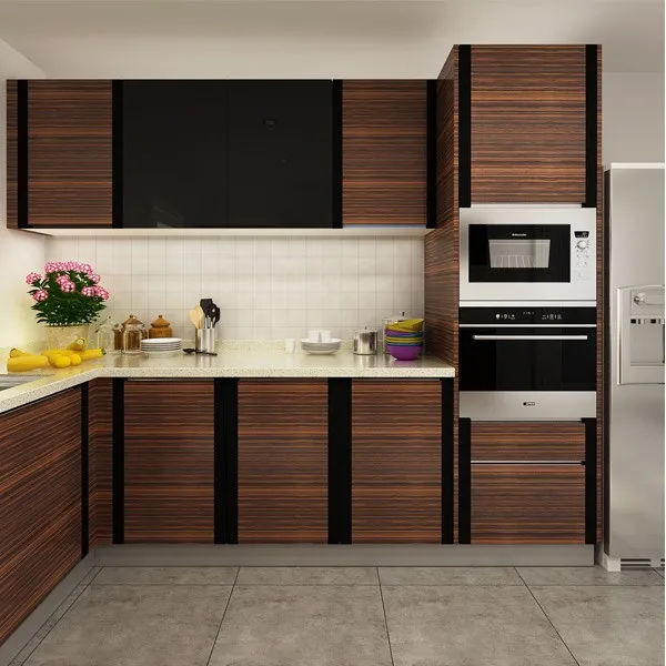 Коммерческий кухонный шкаф с ПВХ Листом (OP14 PVC02)|kitchen cabinet|commercial kitchenpvc cabinet |