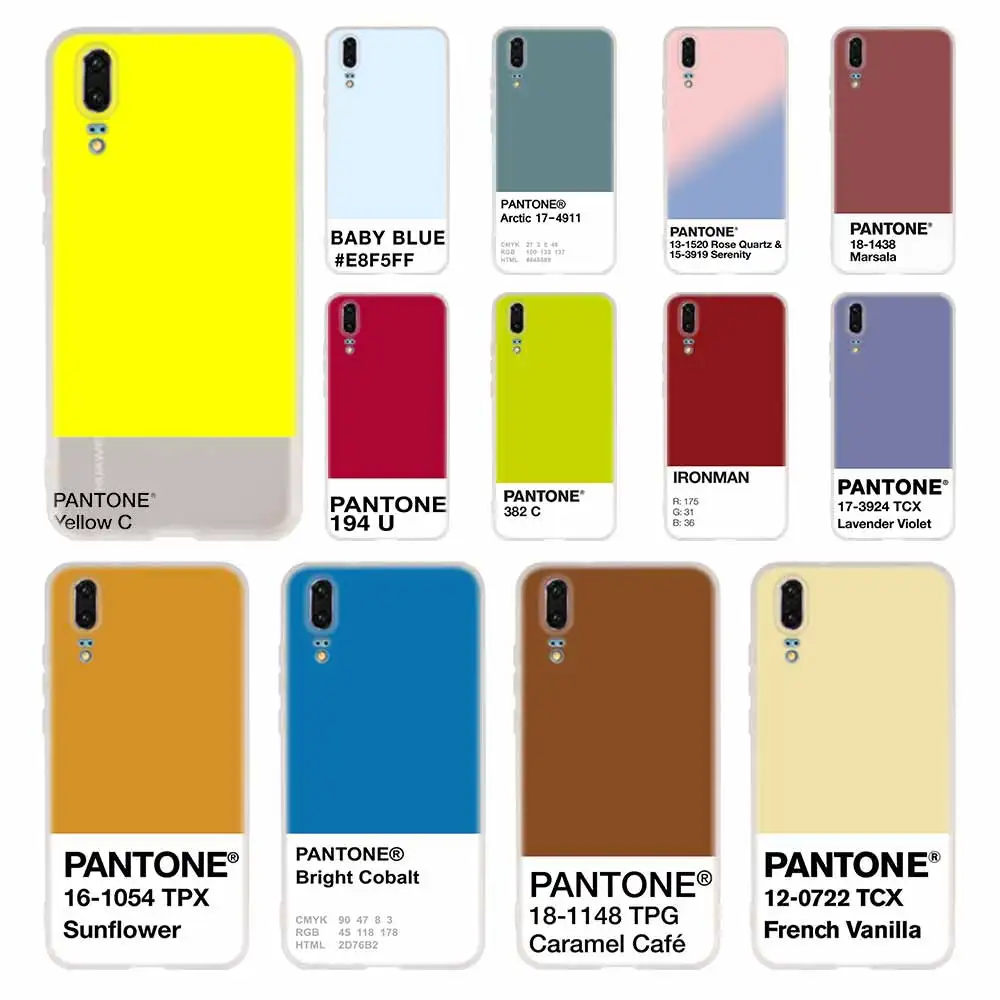Чехол для телефона Caliente Pantone Huawei P40 P9 P10 P20 P30 Lite Cases Pro P Smart 2019 мягкий чехол |