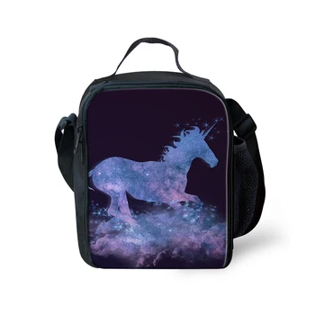 

Causal Lunch Bag for Women Kids Cute cartoon Unicorn Printing Horse Children Picnic Bags Insulation Cooler Fashion Bag Lunch box