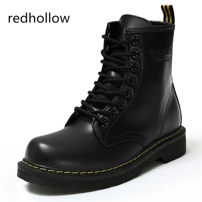 

Women Fashion Martin Boots Winter Warm Shoes Lace Up Botas Feminina Motorcycle Ankle Boots Women Shoes Mujer Boots High Quality